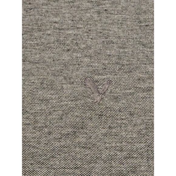 American Eagle Men’s Polo Shirt – Large – Gray with Black Trim – Great Condition - Picture 4 of 4